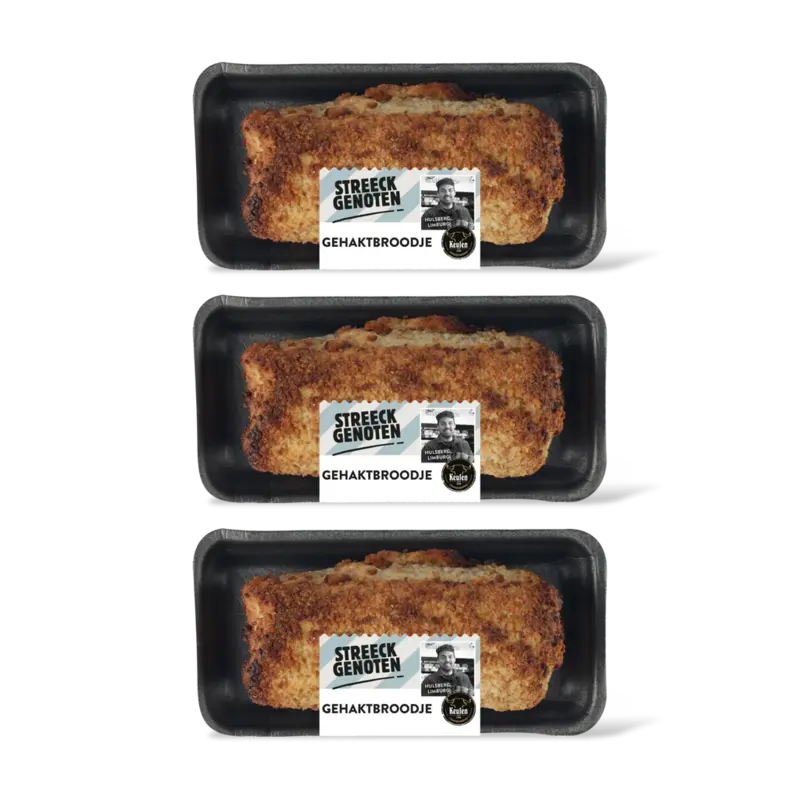 Streeckgenoten Gehaktbroodje 3-pack
