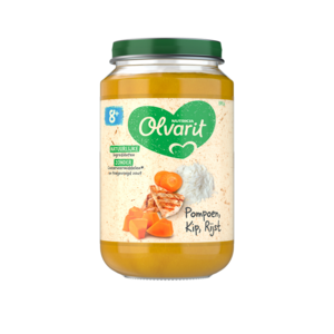 8m14 Olvarit Pompoen Kip Rijst
