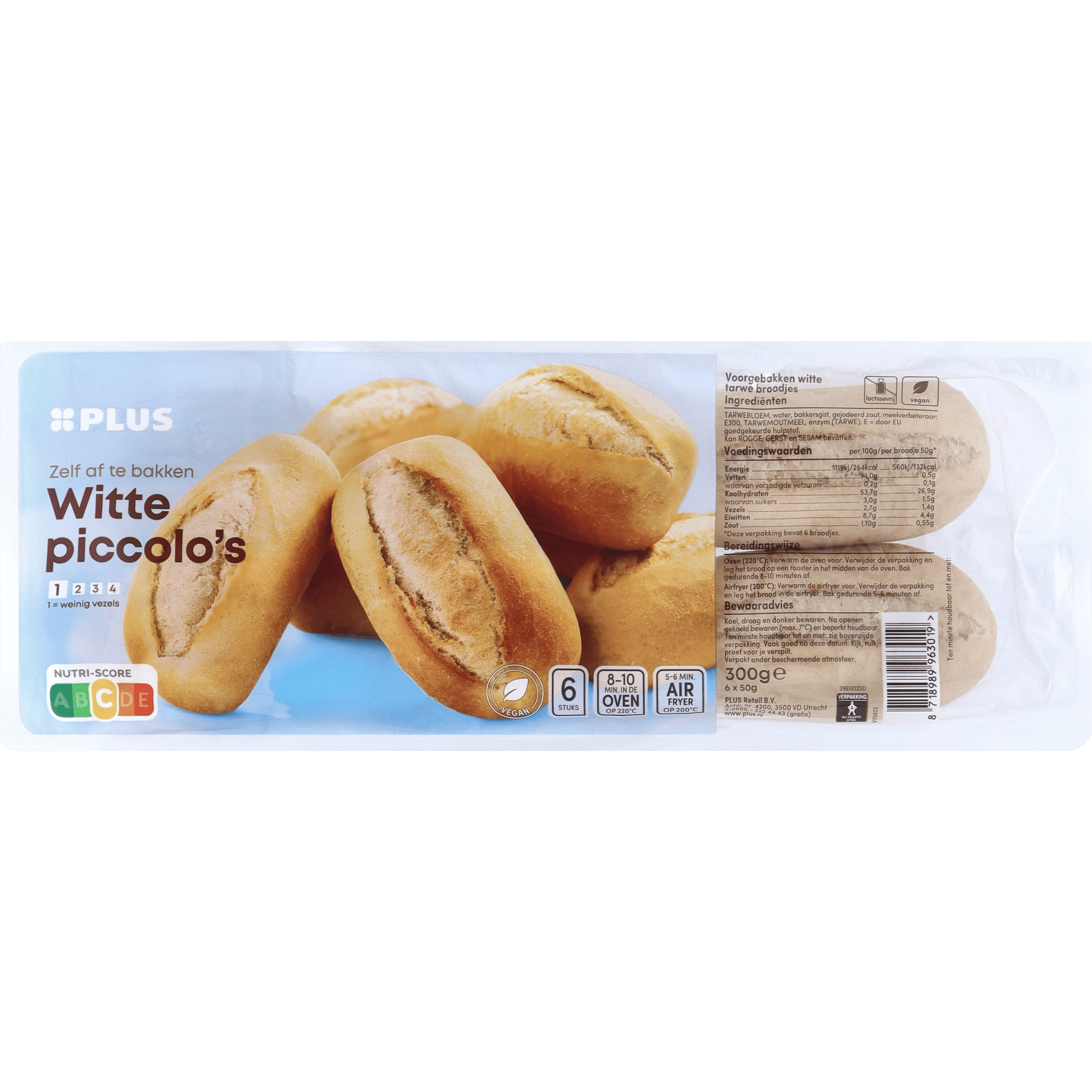 PLUS Witte piccolo's