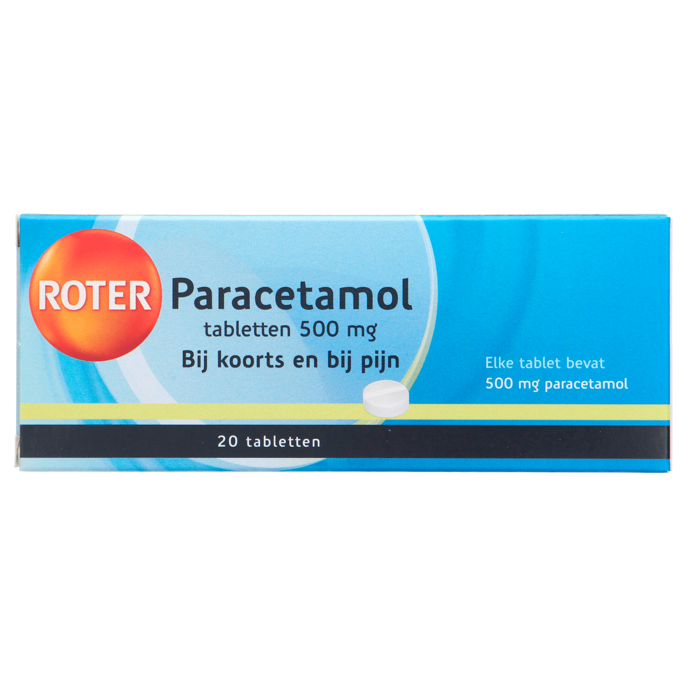 Roter Paracetamol 500mg tabletten