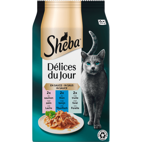 Sheba Kattenvoer delices du jour vis 6st