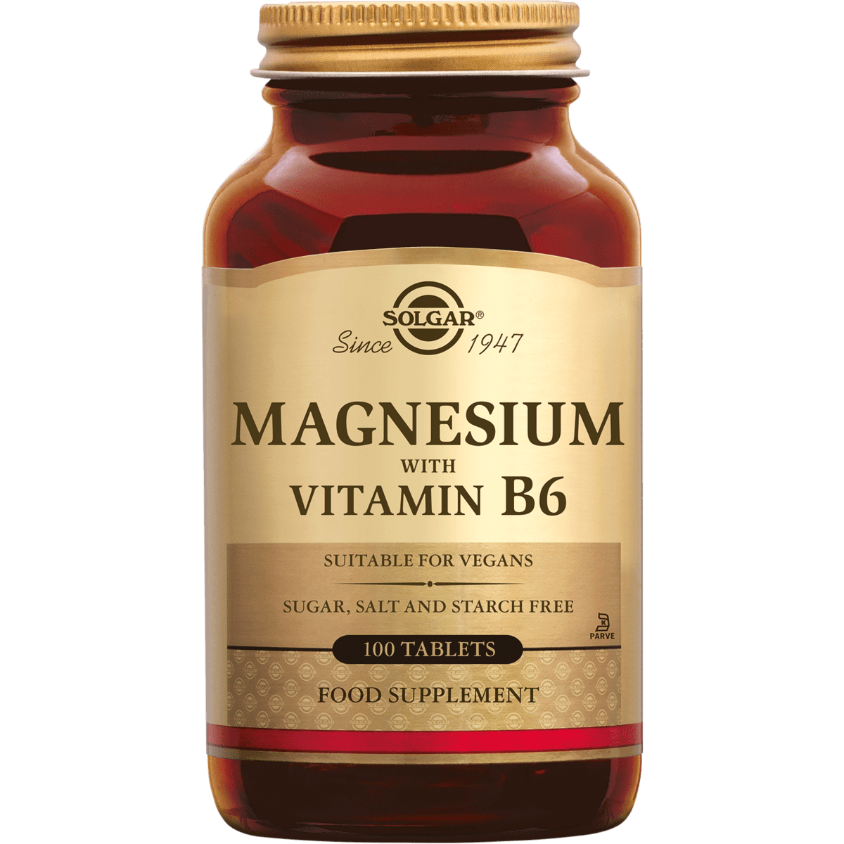 Solgar Magnesium Vitamine B6 Tabletten 100 stuks