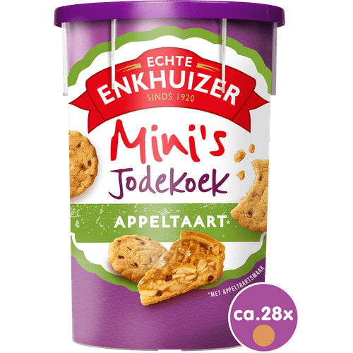 Echte Enkhuizer Mini jodenkoek appeltaart