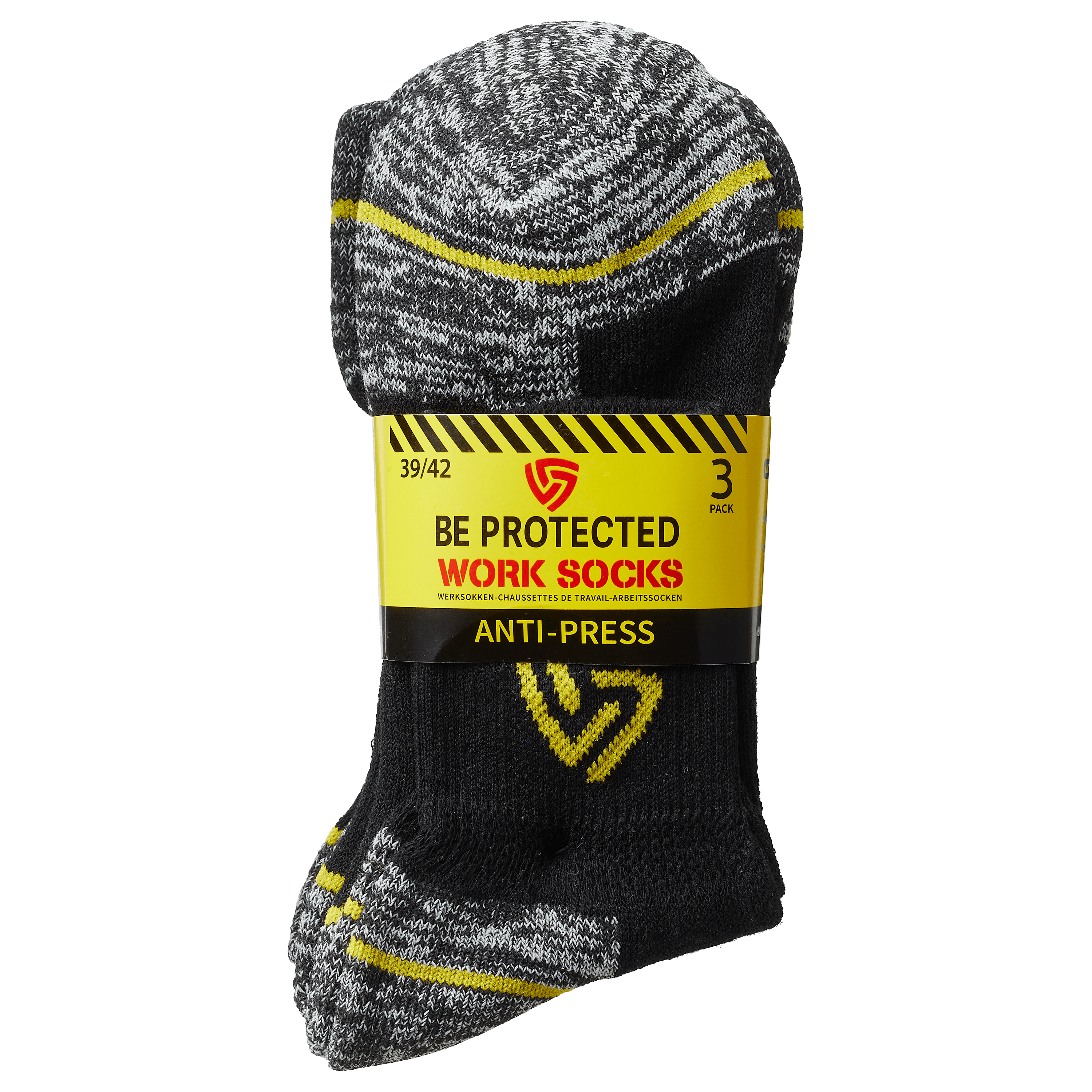 Be Protected Work Biker sock 3 pack