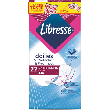 Libresse Inleg Extra Long 22 Stuks