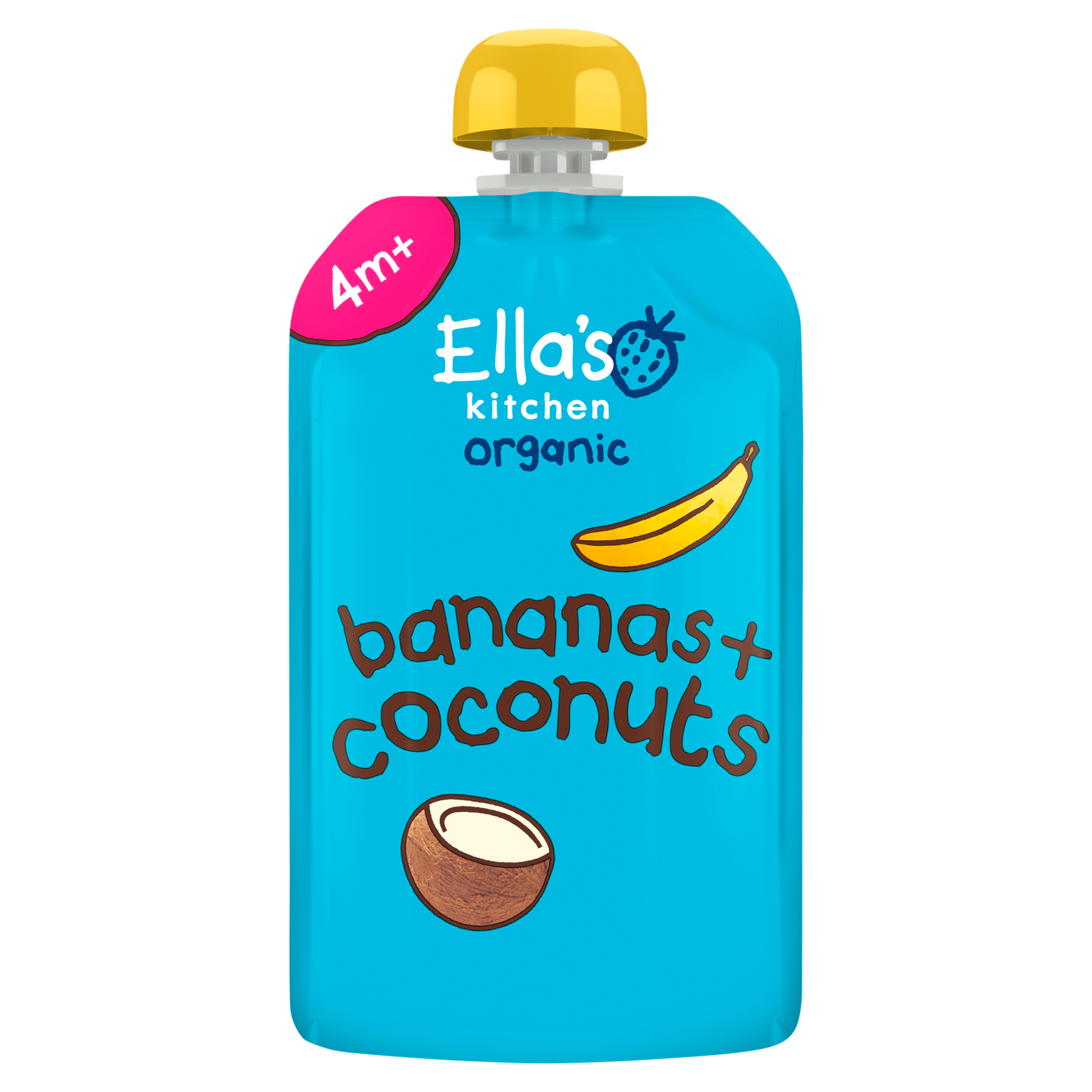 Ella's Kitchen Knijpfruit banaan + kokos 4m+
