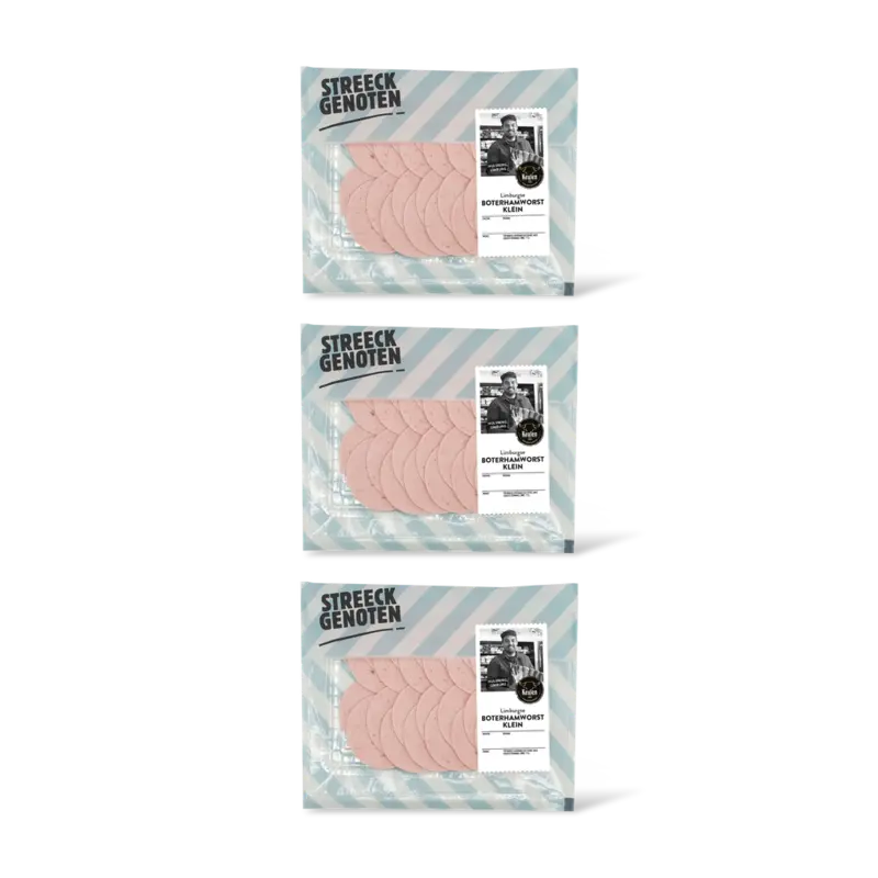 Streeckgenoten Boterhamworst klein 3-pack