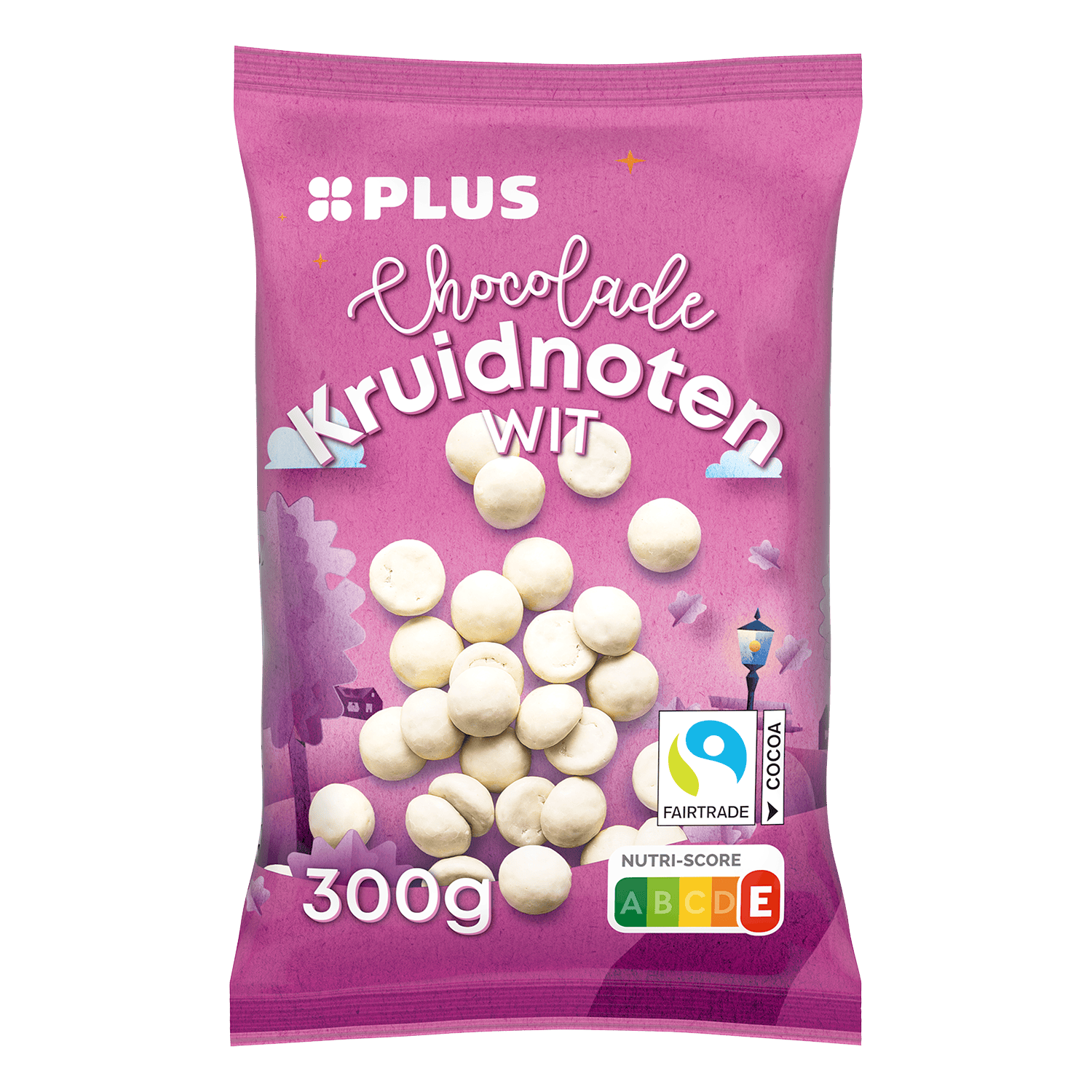 PLUS Kruidnoten witte chocolade