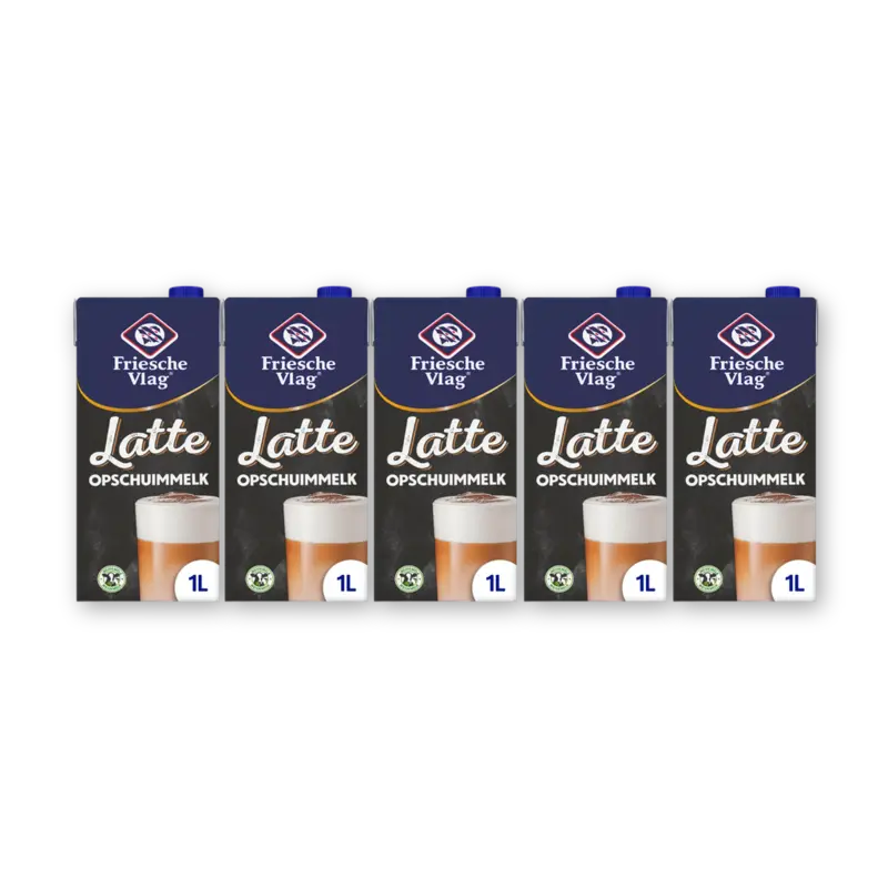 Friesche Vlag Latte opschuimmelk 5-pack