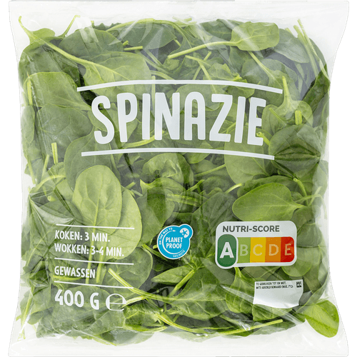 Spinazie gewassen