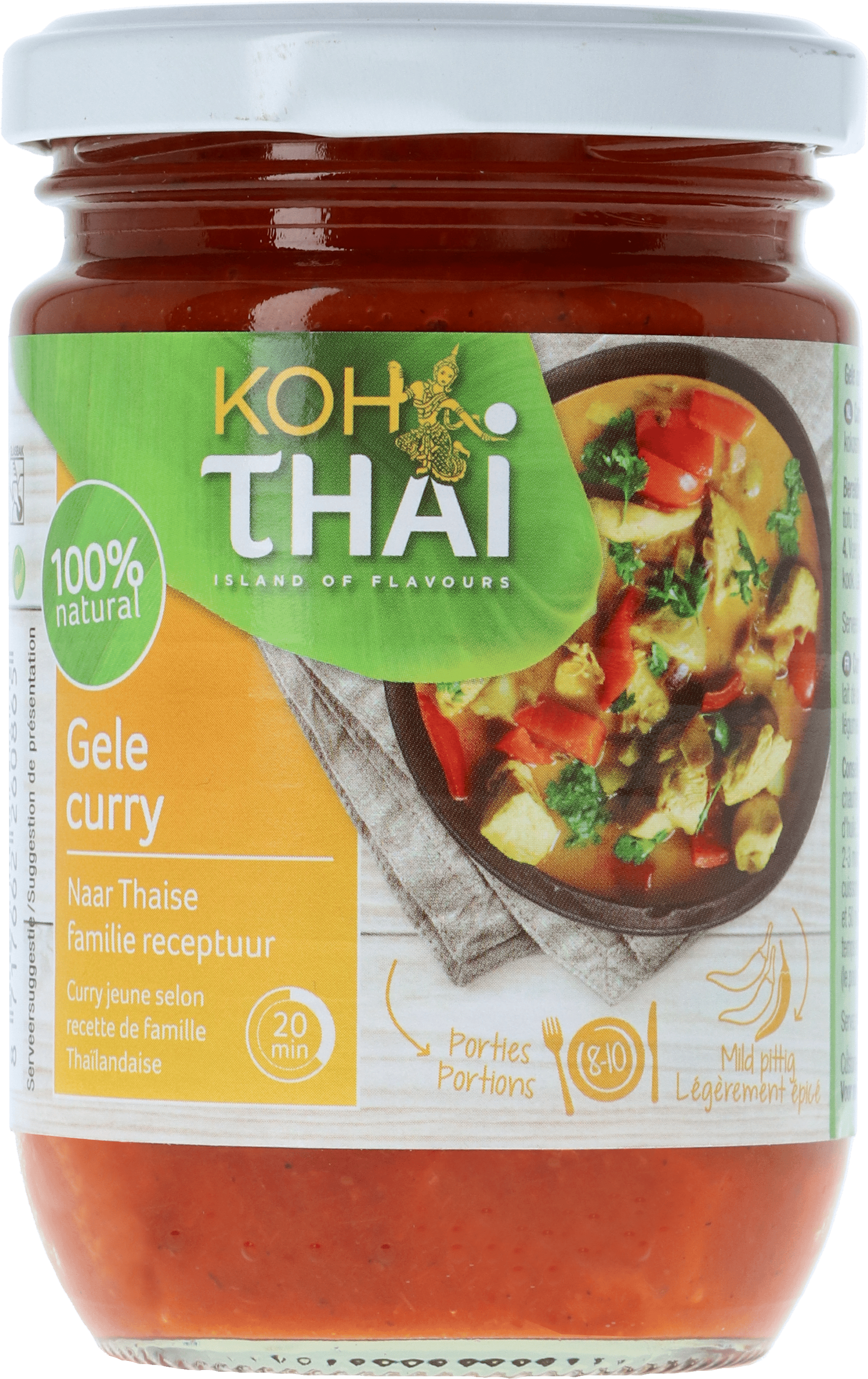 Koh Thai Curry pasta geel