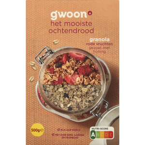 G'woon Granola Rode Vruchten
