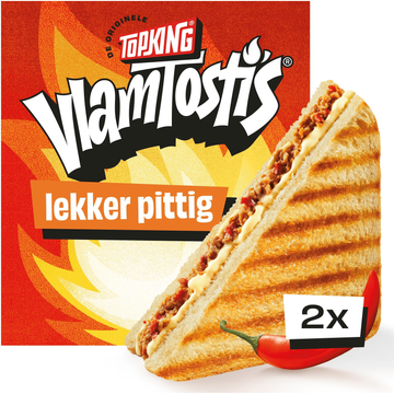 Topking VlamTosti's Lekker Pittig 2 Stuks 240 g