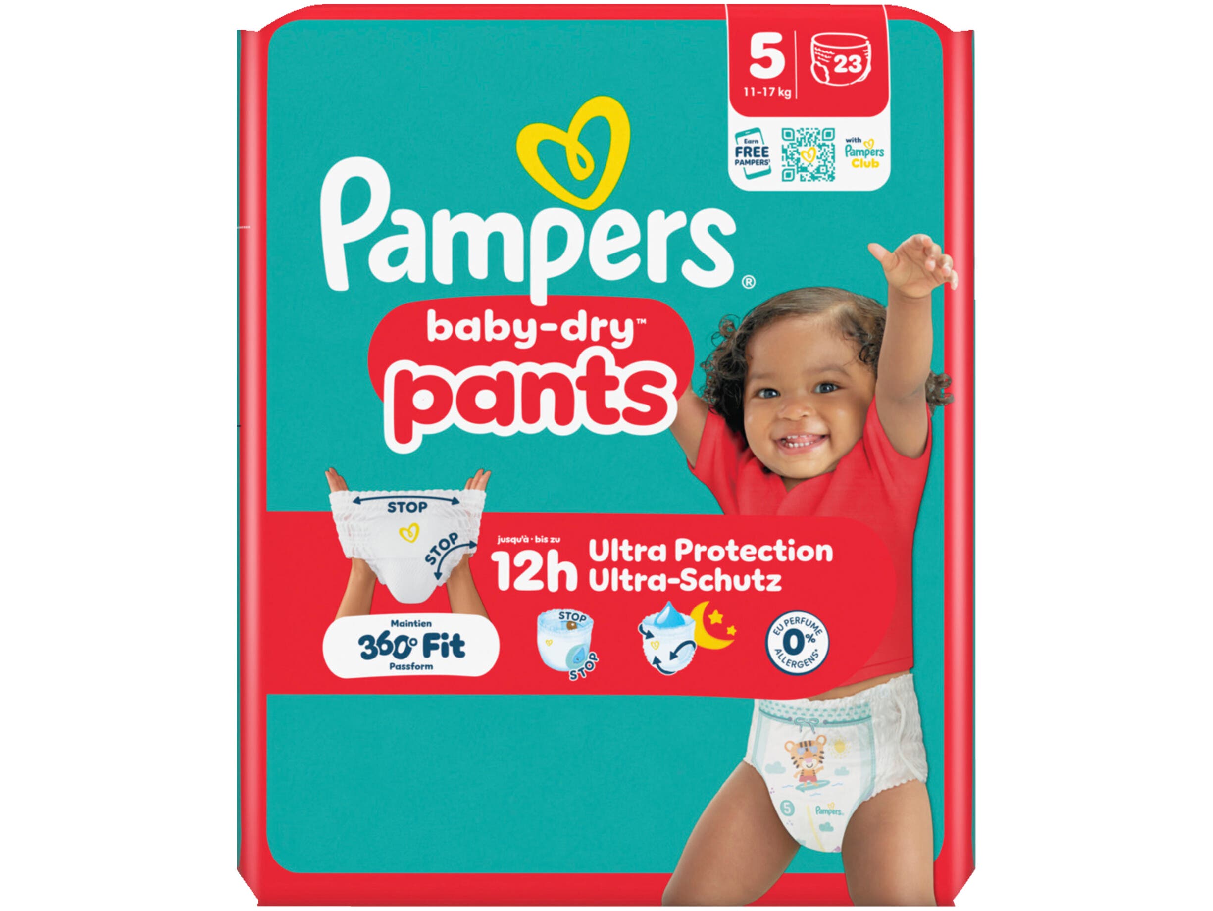 Luierbroekjes baby dry maat 5
