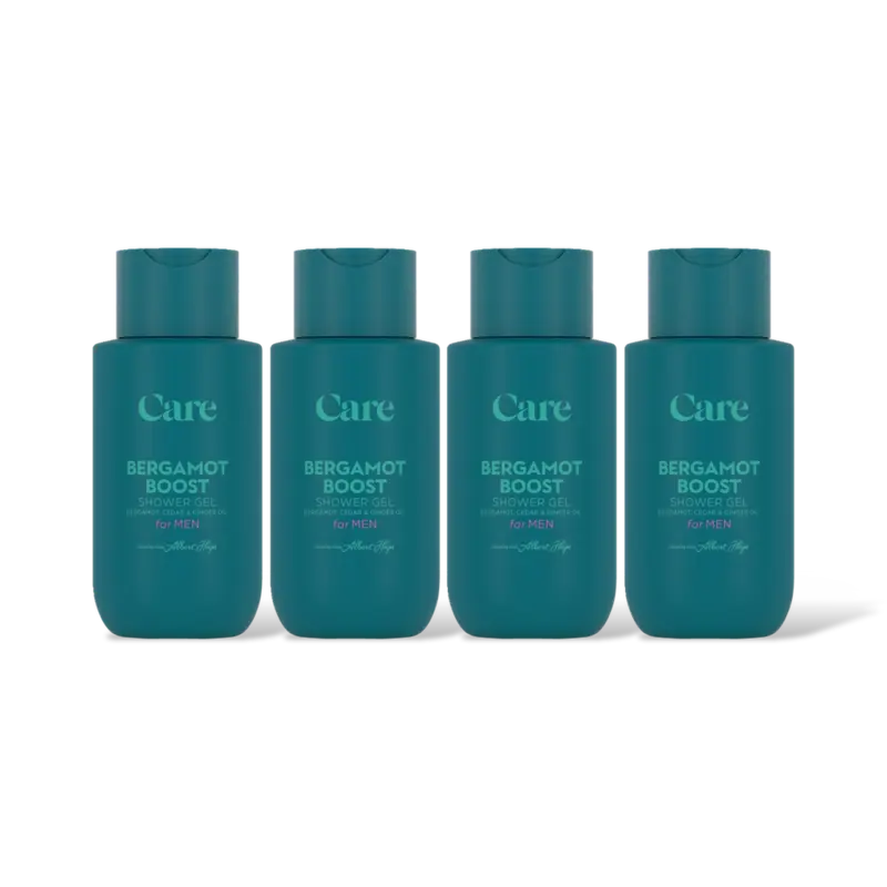 Care Bergamot boost shower gel for men 4-pack
