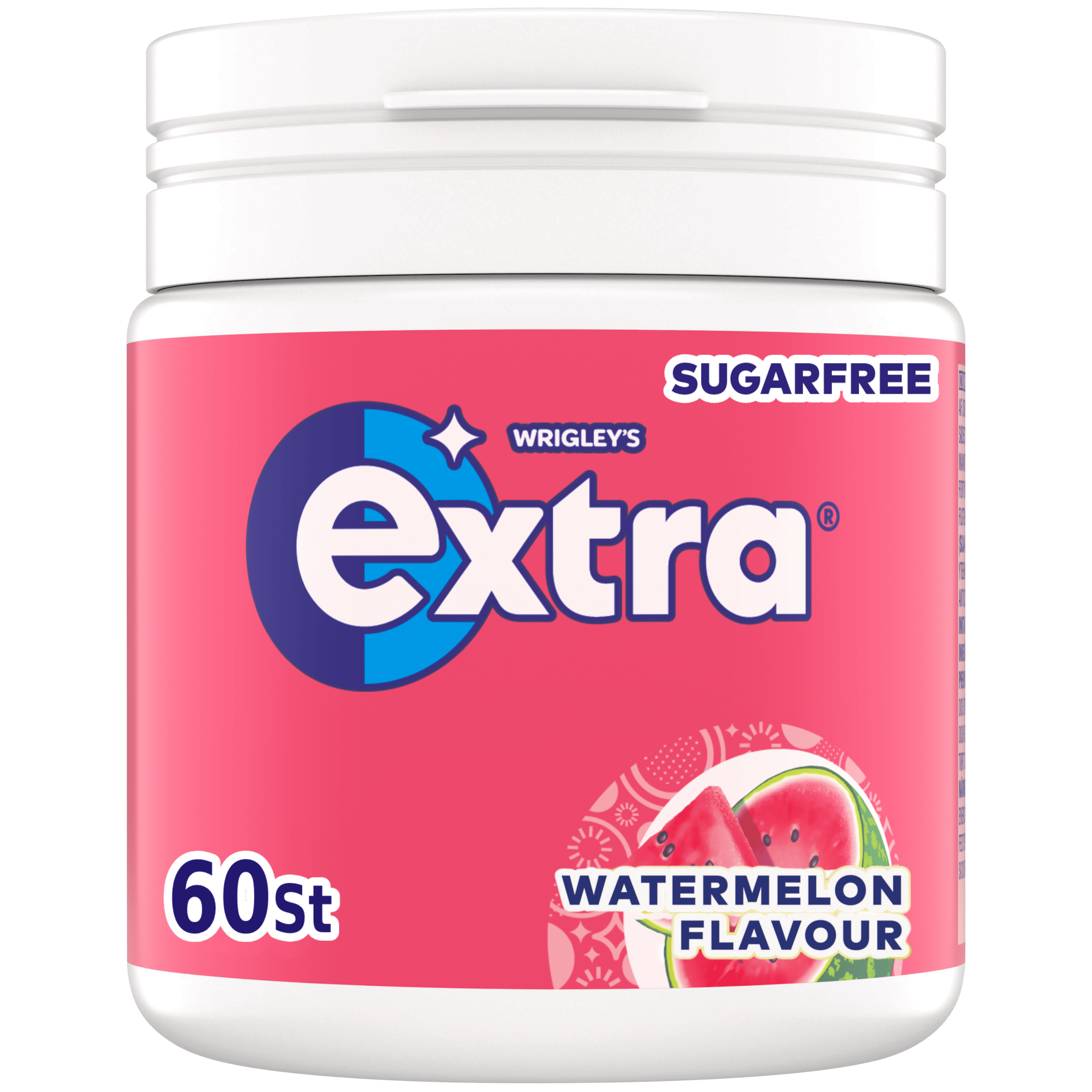 Extra Watermelon kauwgom suikervrij pot