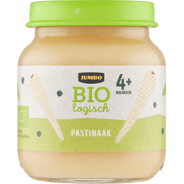 Jumbo Babyvoeding Biologisch Pastinaak  4+ Maanden 125 g
