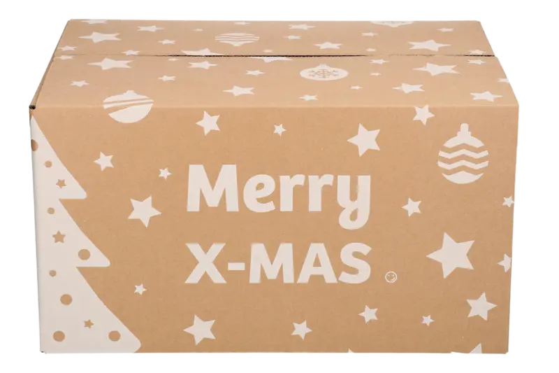 Kerstpakketdoos Merry Christmas
