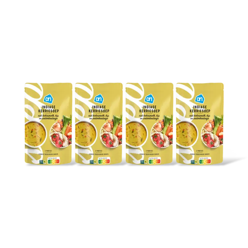 AH Indiase kerriesoep 4-pack