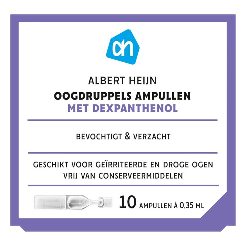 AH Oogdruppels ampullen met dexpanthenol