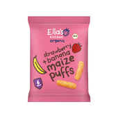 Ella's Kitchen kindersnack strawberry & banana maize puffs