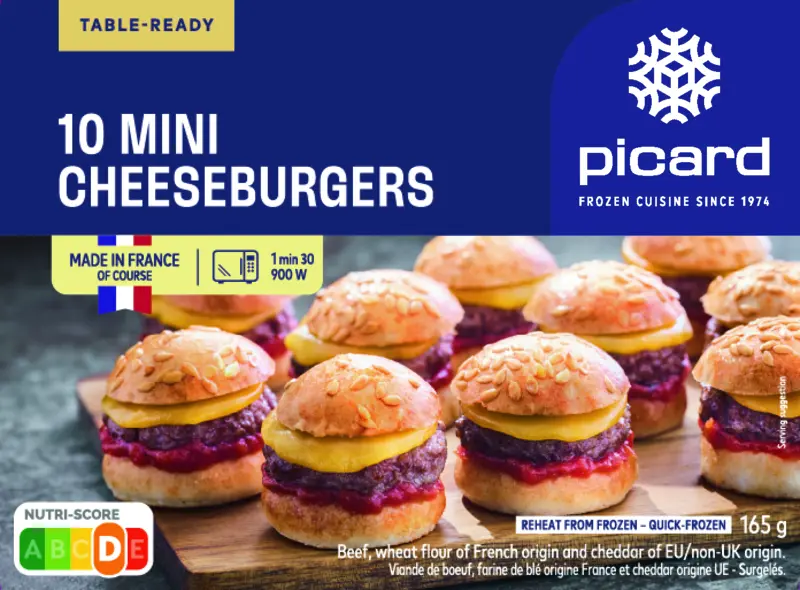 Picard Mini cheeseburgers