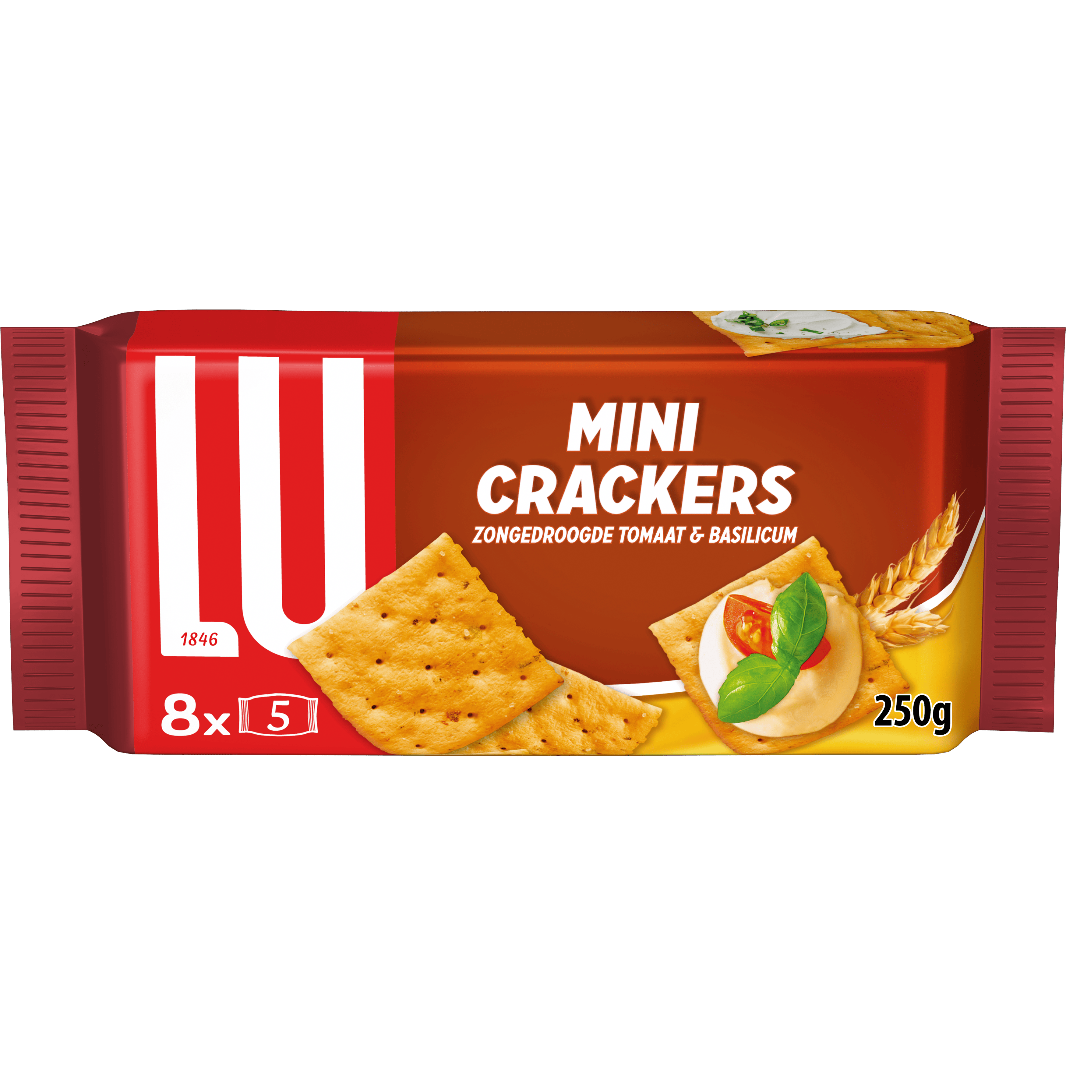 Lu Mini crackers tomaat & basilicum
