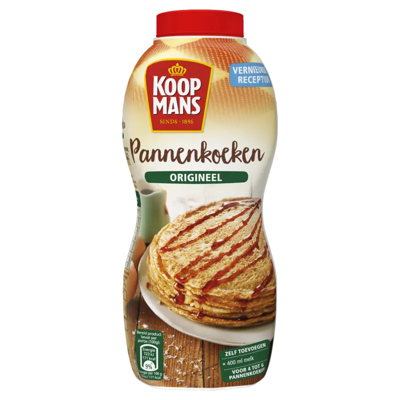 Koopmans Schudfles pannenkoeken origineel