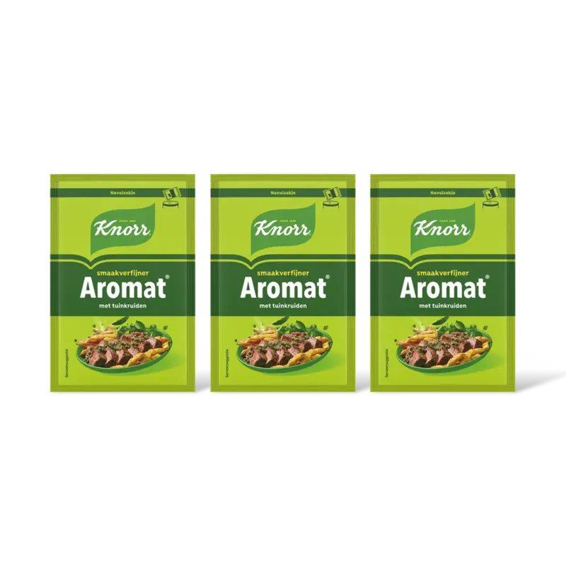 Knorr Aromat met tuinkruiden navulzakje 3-pack