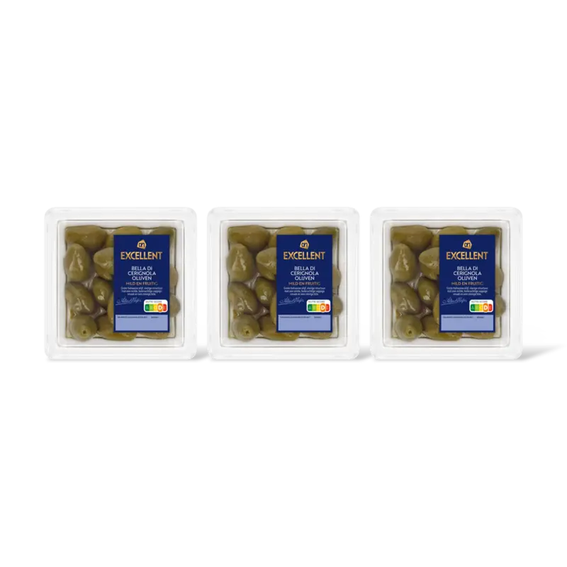 AH Excellent Bella di Cerignola olijven 3-pack