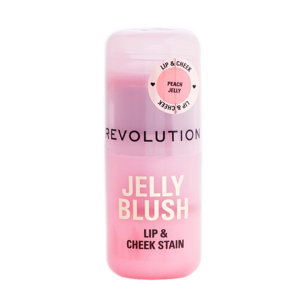 Revolution Jelly Blush Stick Lip And Cheek Stain Peach Orange