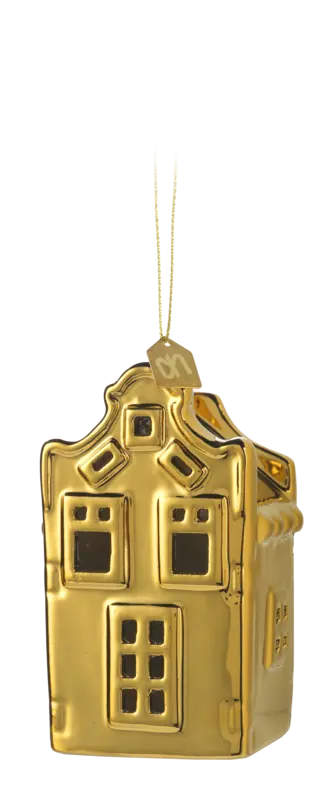 AH Excellent Hanger huisje klokgevel goud