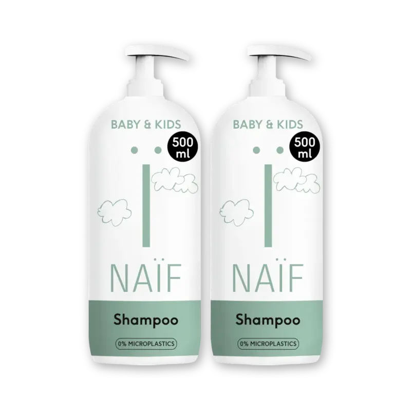 Naïf Baby & kids nourishing shampoo 2-pack