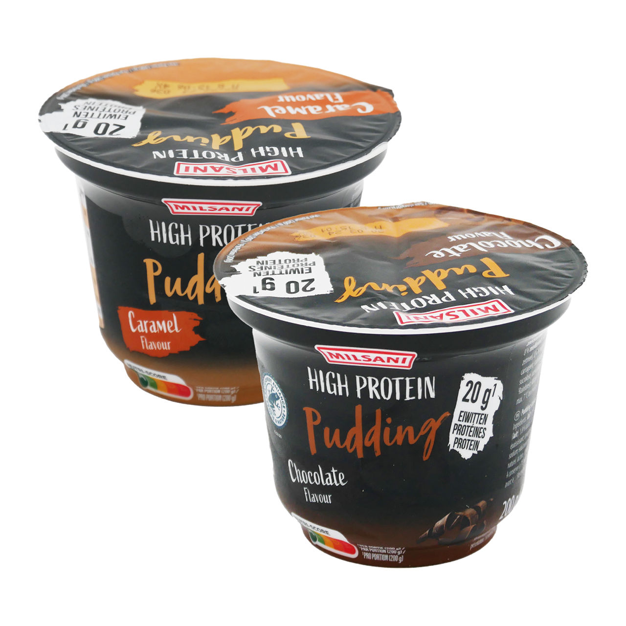 High protein pudding