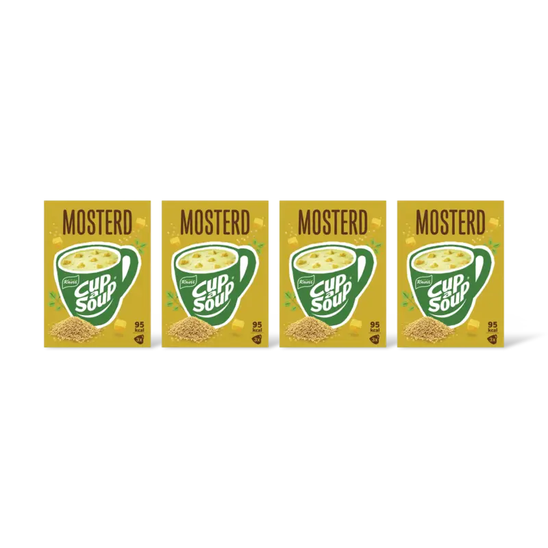 Knorr Cup-a-soup mosterd 4-pack