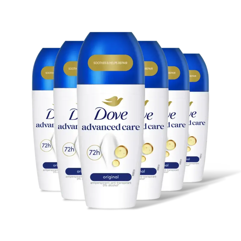 Dove Original anti-transpirant roller 6-pack