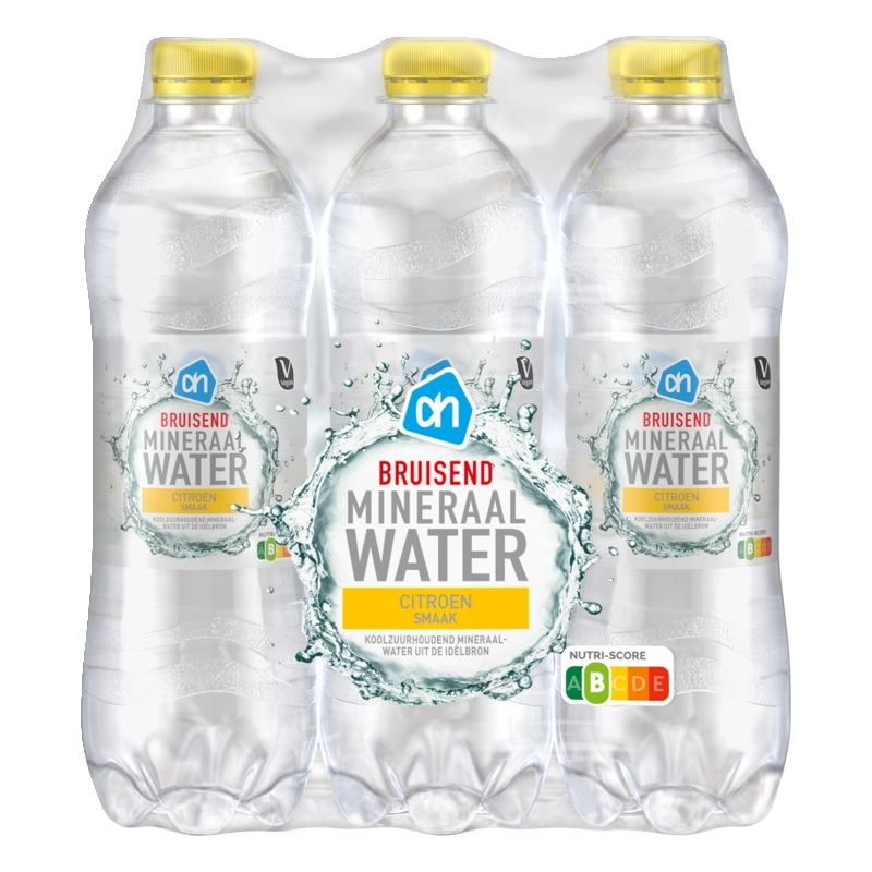 AH Bruisend mineraalwater citroen 6-pack