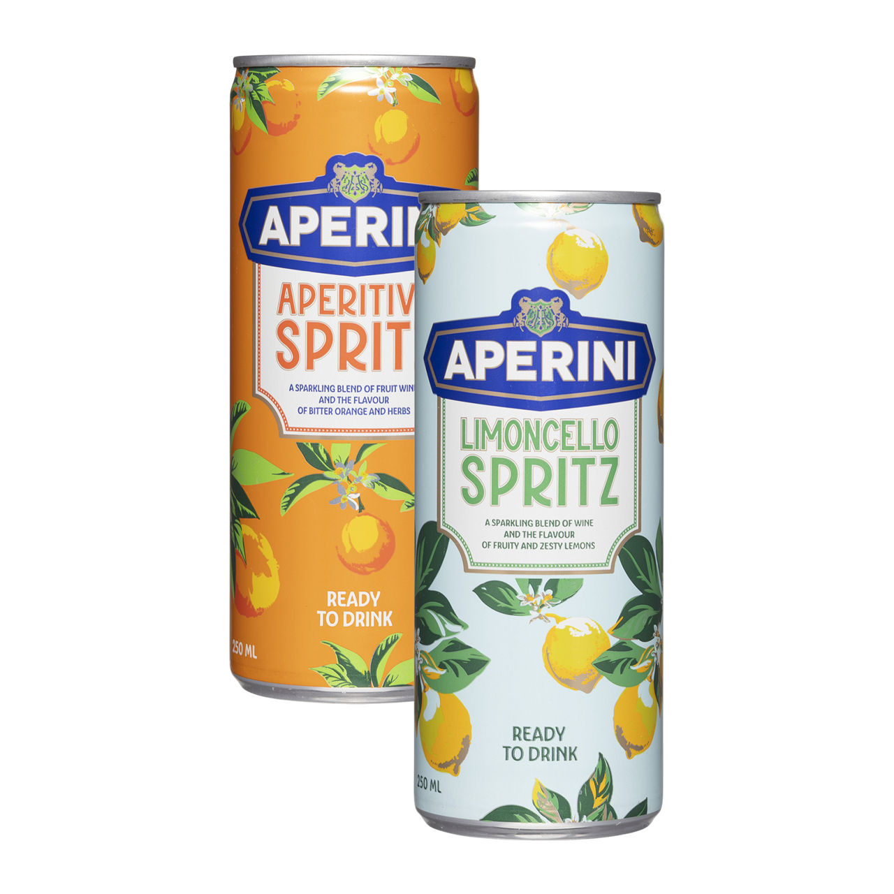 Aperitivo of limoncello spritz