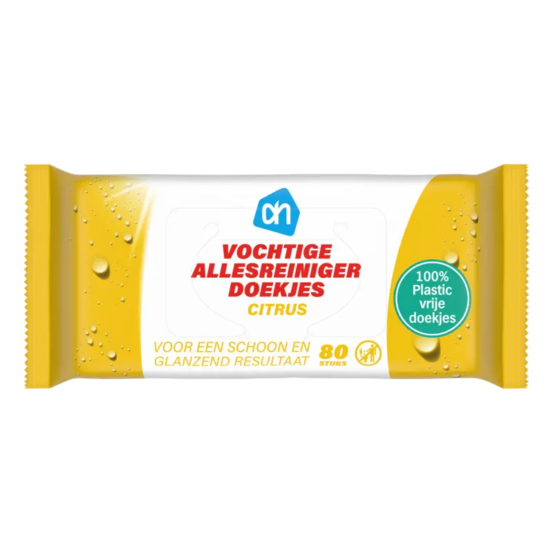 AH Vochtige allesreiniger doekjes citrus