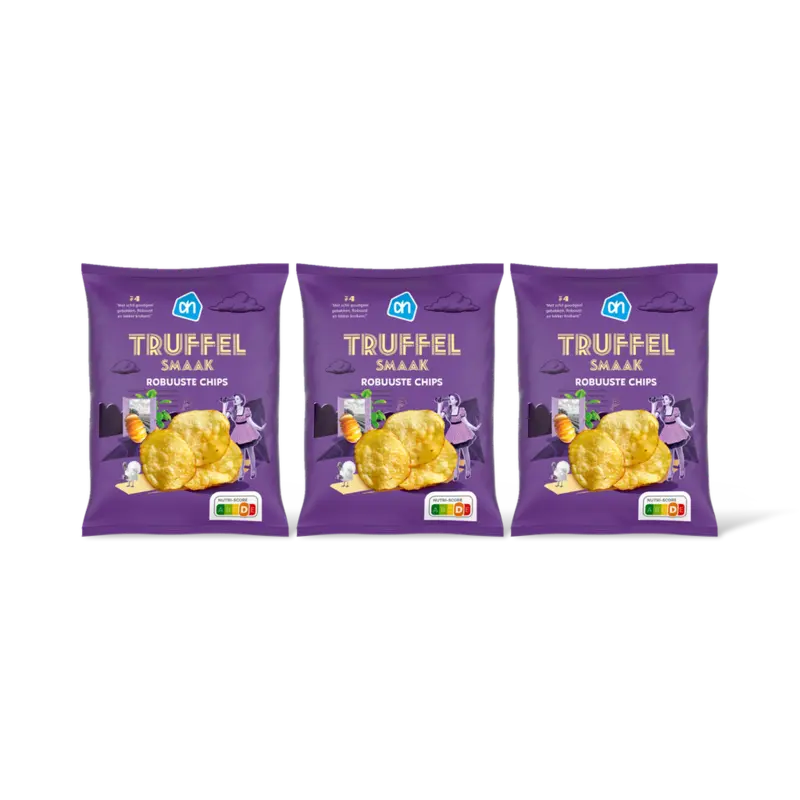 AH Robuuste chips truffelsmaak 3-pack