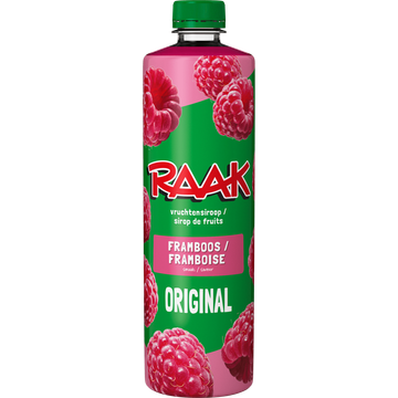 RAAK Vruchtensiroop Frambozen 0,75 L