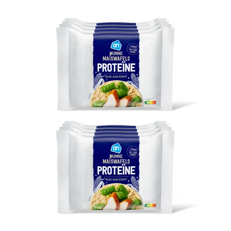 AH Protein maiswafels 2-pack