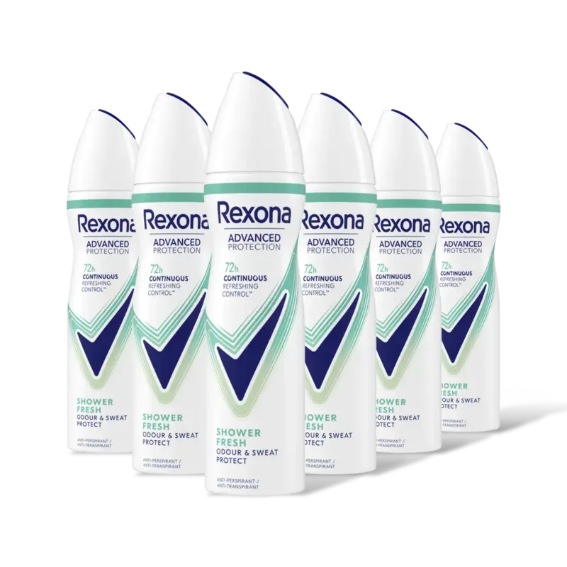Rexona Shower fresh anti-transpirant 6-pack