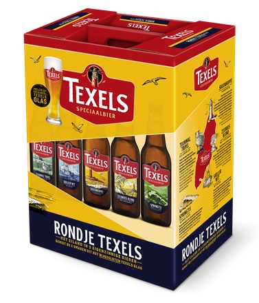 Texels Geschenkverpakking met glas