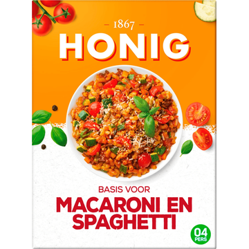 Honig Maaltijdmix voor Macaroni en Spaghetti Dubbelpak 2 x 41 g