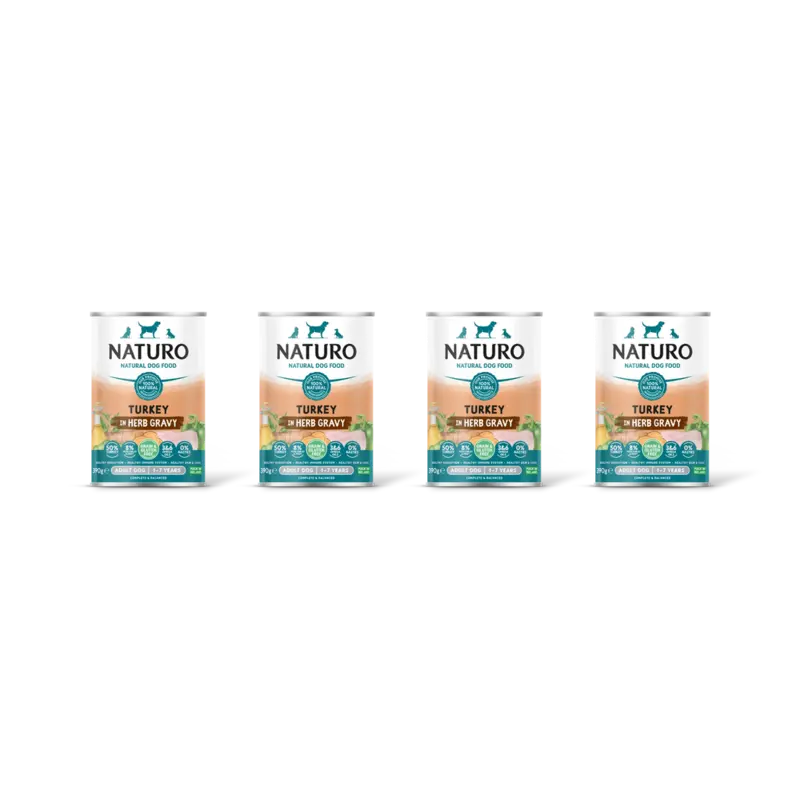 Naturo Turkey with fruit and vegetables 4-pack