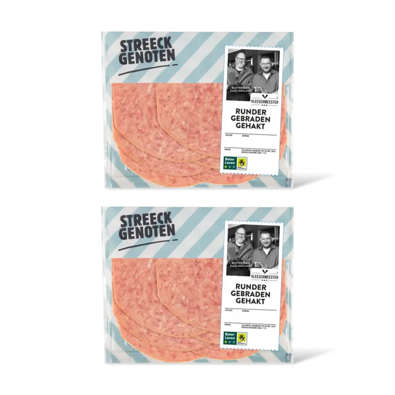 Streeckgenoten Runder gebraden gehakt 2-pack
