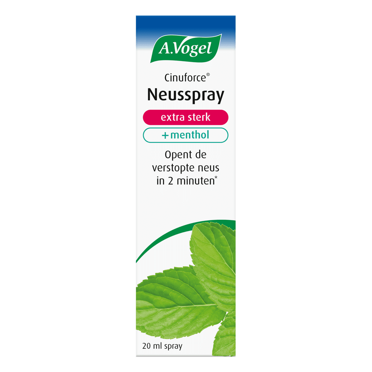 A.Vogel Cinuforce Neusspray Sterk Menthol 20 ML