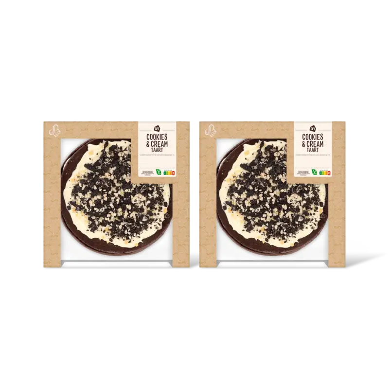 AH Cookies & cream taart 2-pack