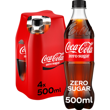 Coca-Cola Zero Sugar 4 x 500 ml